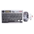 thumbnail image 2 of Keyboard Mouse Combo, Sensitive Quiet Ultra Slim  RGB Backlight Wireless Keyboard  for Laptop White,Black, 2 of 7