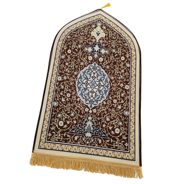 tredstone Flannel Prayer Rug Floor Carpet for Living Room Travel for Men and Women