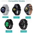 thumbnail image 2 of SURJDE [Lot de 2] Chargeur Compatible avec Samsung Galaxy Watch 4/4 Classic Watch 3 Active 1 2 SM-R500 SM-R830 SM-R820 SM-R840 SM-R850-USB Câble de Chargement 3,3 Pi 100 cm - Accessoires pour Montre Intelligente, 2 of 7
