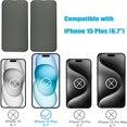 thumbnail image 4 of POINTERTECK Privacy Screen Protector for iPhone 15 Plus – Anti-Peeping  Matte Finish  9H Hardness, 4 of 6