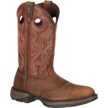 Durango Bottes Western à Semelle Selle Brunes pour Hommes 12 Pouces Rebel⢠by Durango Dusk Velocity/Bark Brown - DB5474