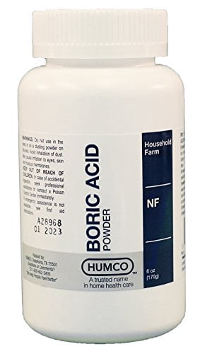 HUMCO HOLDING GROUP 303950303963 Boric Acid Powder, 6 oz.
