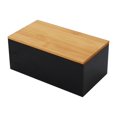 thumbnail image 4 of Langgg Functional Makeup Storage Box For Brushes Jewelry And Cosmetics Gift For Friends And Birthday Parties Storage Case Home Black flat cover, 4 of 6