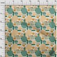 thumbnail image 3 of oneOone Polyester Spandex Yellow Fabric Beach Sewing Material Print Fabric By The Yard 56 Inch Wide, 3 of 4