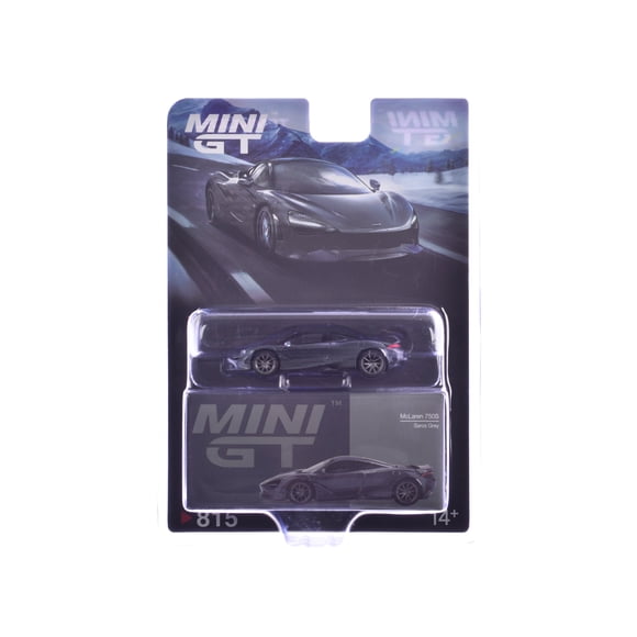 McLaren 750S Saros Gray Limited Edition 1/64 Diecast Model Car by Mini GT