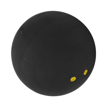 Rubber Squash Balls, Double Yellow Dot Squash Balls Wear-Resistant Durable for Training and Practice