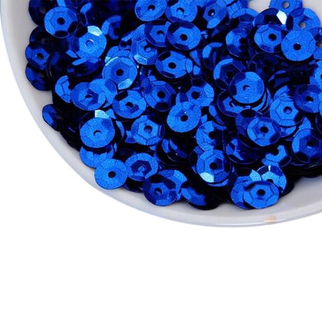OULII Sewing Accessories 1000Pcs Round Sequins Paillettes for Garment and Party Decor