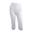 thumbnail image 4 of Cinvoph Womens Capris Ruffle Yoga Pants Tummy Control Workout Running Joggers Leggings, 4 of 4