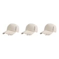 thumbnail image 1 of fastboy Breathable Fabric Sweat-absorbing Cap With Rings For Comfortable Fit All Day Shows Ring Baseball Cap Hat Classic Khaki 3Set, 1 of 6