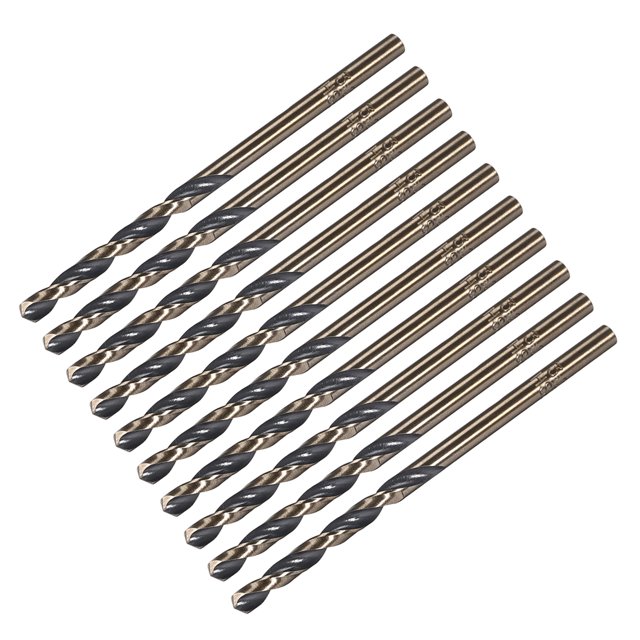 Unique Bargains Embouts de Forage à Tige Réduite 3.2mm Acier Haute Vitesse HSS 4341 avec Tige 3.2mm 10 Pcs