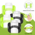 thumbnail image 4 of Youkk PVC Security And Adjustable Arm Badge Holder For Doorman Wear-resistant Badge Holders Universal 4pcs 1Set, 4 of 6
