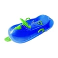 thumbnail image 1 of koolsoo Snow Sled with Steering Wheel Brake Gift Snow Sledge for Children Girls Kids Blue, 1 of 1