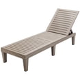 thumbnail image 3 of Costway Patio Lounge Chair Chaise Recliner Weather Resistant Adjustable Brown, 3 of 10