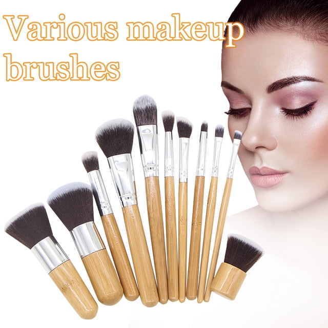 FcBaudy Makeup Brushes, Makeup Kit 11PC Portable makeup brush set, brush, eye shadow brush set makeup brushes