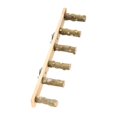 thumbnail image 3 of lionlar Bird Wooden Ladder Bridge Bird Cage Ladder for Parakeets Small Medium Parrot 6 sections, 3 of 9