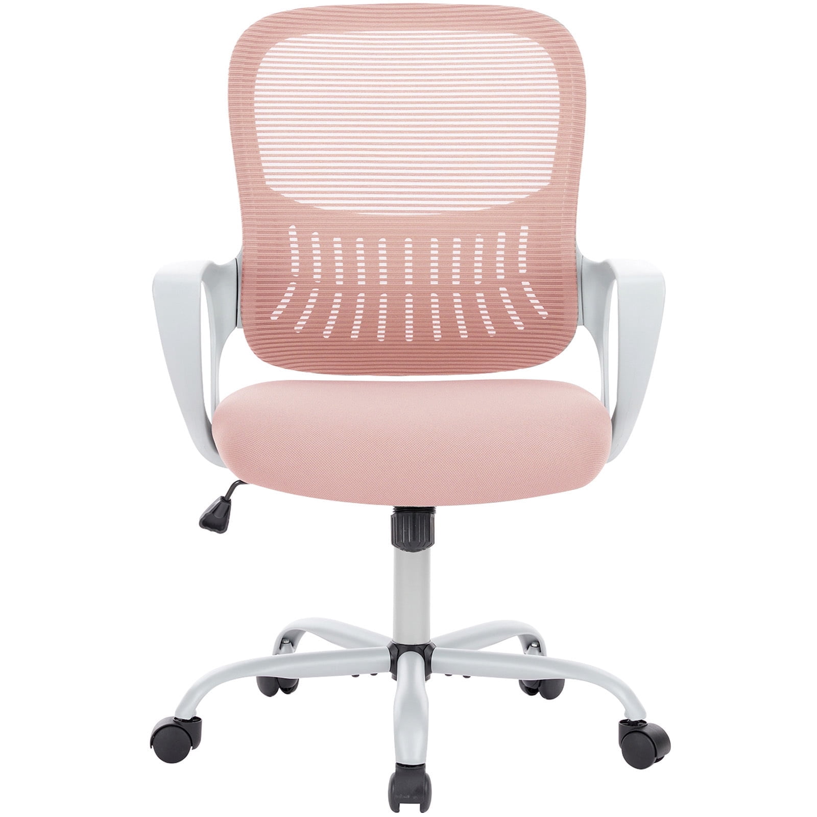 30" Tall Office Chair with Adjustable Footrest, Ergonomic Drafting Chair for Standing Desk, Black/Gray/Pink