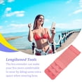 thumbnail image 4 of keepw Extension de Bretelle Soutien-Gorge Boucle 2 Crochets Femmes Bande Allongée Réglable Remplacement Gadgets 3 Rangées sous-Vêtements Rouge Melon D\'eau 1ensemble, 4 of 6