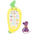 thumbnail image 2 of Baby Cell Phone Toy, Educational  Cover Musical Bilingual Biteable Interesting Early Learning Smartphone Toy  For Early Education For Toddler Yellow,Green,, 2 of 8