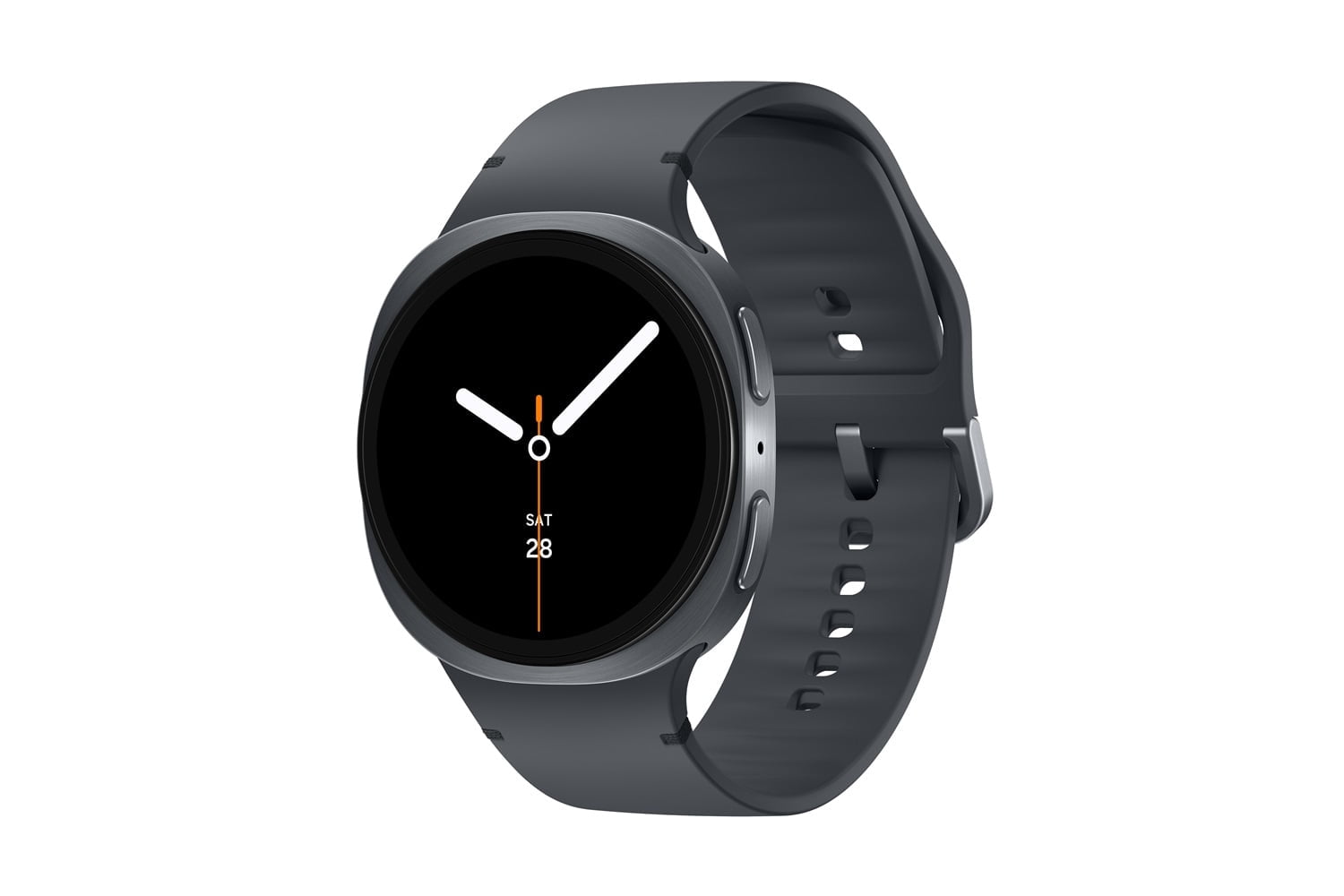 Refurbished Samsung Galaxy Watch8 40mm LTE Smart Watch, Dark Gray, Sport Band, SM-L325FDAAXAC