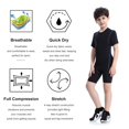 thumbnail image 4 of LANBAOSI Haut de Couche de Base de Compression pour Garçons Unisexe à Manches Courtes sous-Chemise Taille 14, 4 of 6