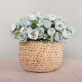 thumbnail image 2 of Artificial Rose Flowers Decor Spring Rose Potted Artificial Flowers Faux Rose for Wedding Home Party, 2 of 5