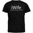 thumbnail image 1 of Valentine's Day Geek Wife Black Adult T-Shirt, 1 of 1