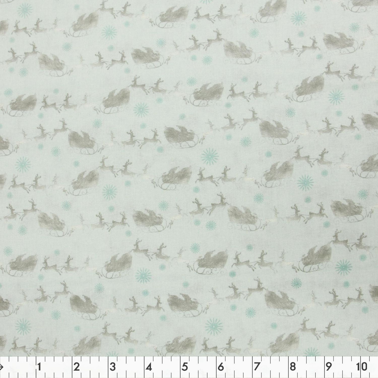 FABRIC CREATIONS Mint Noël imprimé tissu de coton au mètre, 107 cm (42.1 po) (42")