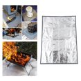 thumbnail image 4 of Fire Mat Fireproof Table Top Fireplace Pad Portable Fire Accessory Heat L 60x100cm, 4 of 8
