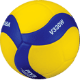 thumbnail image 4 of Mikasa V330W FIVB OFFICIAL Volleyball Size 5 Blue Yellow, 4 of 4