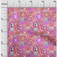 thumbnail image 2 of oneOone Cotton Flex Pink Fabric Kids Alphabet Sewing Craft Projects Fabric Prints By Yard 40 Inch Wide, 2 of 4