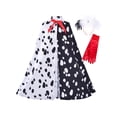 thumbnail image 1 of Déguisement d'Halloween pour Filles pour Dalmatiens Cape Perruque Bandeau Gants Rouges 9-10 Ans, 1 of 7