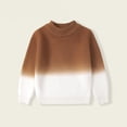 thumbnail image 2 of 8 Sweatshirt Apparel Girls Tie Dye Sweaters Knit Crewneck Long Sleeve Gradient Pullover, 2 of 3