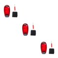 thumbnail image 4 of Transemion Waterproof LED Warning Light Portable Bike Warning Light Multifunctional Night Cycling Lamp ABS Bike Taillight Red 3Set, 4 of 6