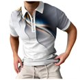 thumbnail image 4 of BOBOGOJP Polo pour Homme à Évacuation de l'Humidité, Polo de Performance à Séchage Rapide à Manches Courtes, Polo Décontracté pour Homme (Orange, TTG), 4 of 5