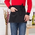 thumbnail image 2 of SXcggal Waist Short Apron Hotels Restaurant Cafe Waiters and Waitresses Uniforms Aprons Multifunctional Healthy Unbreakable Kitchenware, 2 of 2