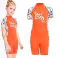 thumbnail image 3 of Neoprene Piece Swimsuit Girls Wetsuit Orange S, 3 of 8
