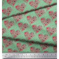 thumbnail image 3 of Soimoi Polyester Crepe Fabric Bird & Heart Print Fabric by The Yard 42 Inch Wide, 3 of 3