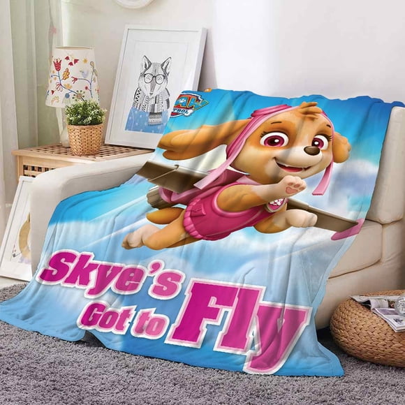 Blanket Paw Patrol Flannel Coral Fleece Blanket Children'S Cartoon Print Blanket