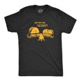 thumbnail image 1 of Mens Taco Tuesday Ghost Story T Shirt Funny Mexican Food Campfire Graphic Tee (Heather Black) - 4XL, 1 of 3