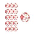 thumbnail image 2 of Amzcrzy Paper Disposable Tableware Set Red Snowflake Christmas Theme Party Tableware Disposable 7-Inchs 9-Inchs Paper Plates Paper Cups Tissue Set Of Party-Themed Paper Plates Set, 2 of 6