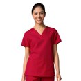 thumbnail image 1 of Red Panda Haut d'Uniforme Uni à Col en V pour Femmes à Deux Poches [TTP - 5TG, Livraison Gratuite], 1 of 1