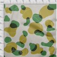 thumbnail image 4 of oneOone Viscose Chiffon Lime Green Fabric Abstract Organic Shape Craft Projects Decor Fabric Printed By The Yard 42 Inch Wide, 4 of 4