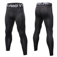thumbnail image 2 of Mens Four Seasons Simple Exercise Tight Fitness Running Stretch Basketball Base Training Compression Pants Fitness Pants Pants, 2 of 5