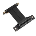 thumbnail image 1 of PCIe 4.0 GPU Extension Cable Riser Card, 90 Degree Flexible 8GBps High Speed Backward for PC Cases Servers Gaming Systems, 1 of 7
