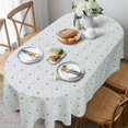 thumbnail image 5 of Oval Tablecloth for Oval Table Waterproof Table Cloths for Dining Room Indoor Outdoor Home Decorative Table Cover-54x72in, 5 of 5