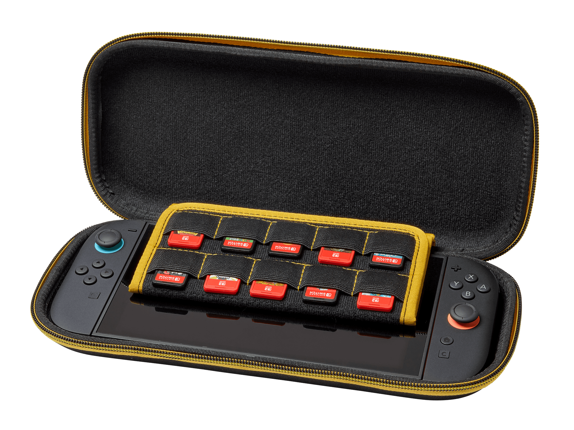 PowerA Slim Case for Nintendo Switch 2 - Pikachu Storm, Officially Licensed, Protective Case, Holds 10 Game Cards, Padded Screen Protector, Built-in Play Stand