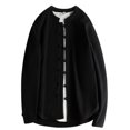 thumbnail image 1 of Chemise à Manches Longues en Lin Mélangé pour Hommes, Mode Vacances - Polyester (M-XXXXXL), 1 of 3