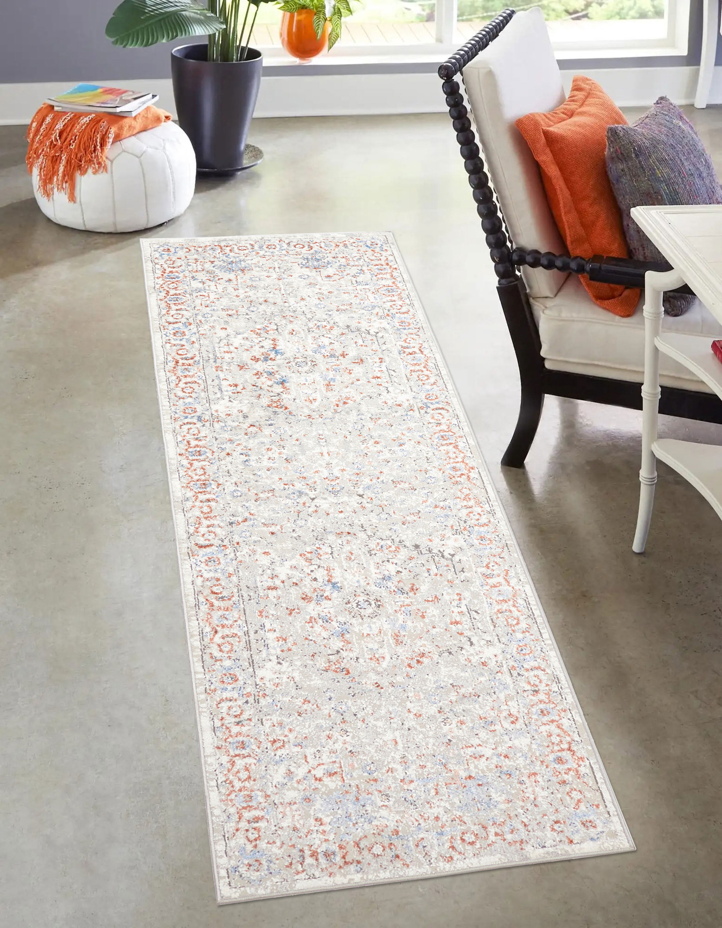 ECARPET Tapis Traditionnel Mira pour Salon, Chambre, Salle A Manger, Entrée, Couloir et Plus Encore.