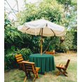thumbnail image 2 of Vargottam Indoor/Outdoor Round Tablecloth 58 Inch Round Tablecloth with Umbrella , Waterproof Zippered Patio Table Cloths, Spring/Summer Table Covers for Circular Table/BBQs/Picnic-Teal Green, 2 of 7