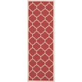 thumbnail image 1 of Safavieh Tapis de Cour Rouge Intérieur Extérieur - Coureur 2 Pieds3 Pouces x 10 Pieds, 1 of 1